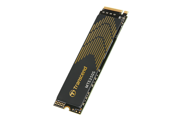 Transcend 250S M.2 NVME SSD 2280 PCIe Gen4x4 3D NAND Flash SSD | Read Speed Upto 7500 MB/s | Graphene heatsink Transcend 250S M.2 NVME SSD 2280 PCIe Gen4x4 3D NAND Flash SSD | Read Speed Upto 7500 MB/s | Graphene heatsink